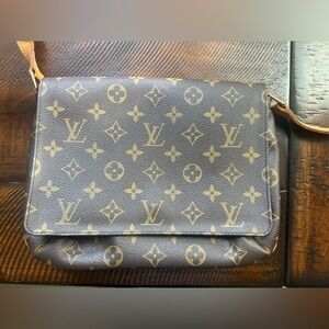 Louis Vuitton Monogram Musette Tango Crossbody Shoulder Bag